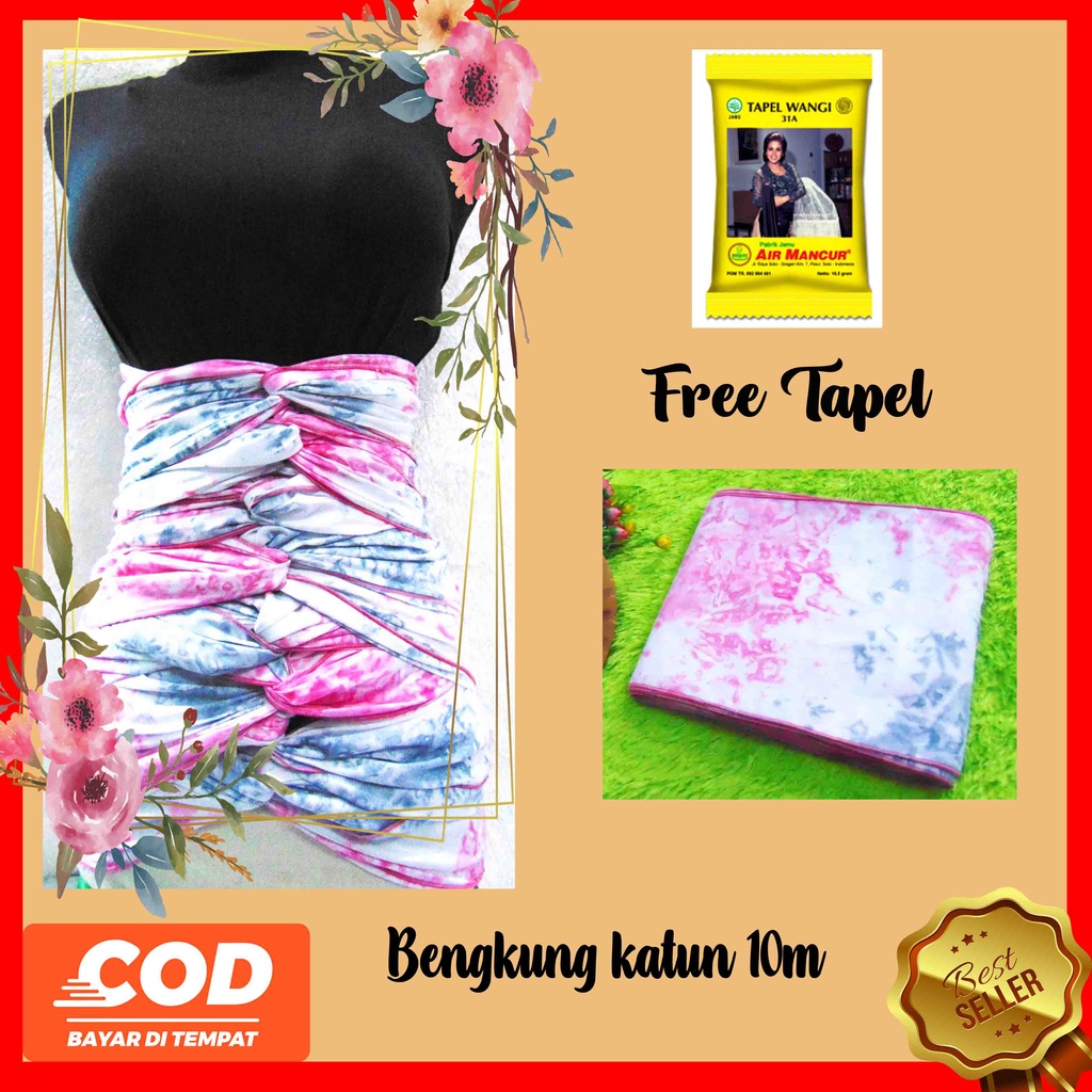 FREE TAPEL kembarshop Stagen pelangsing perut korset bengkung modern bengkung katun 10m bengkung belly binding