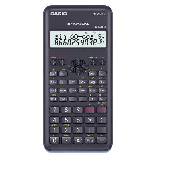 

SALE!! (uzw-1272) CASIO FX-350MS 2nd Ed - Kalkulator Sekolah/Kuliah - Scientific/Saintifik - 240 fun