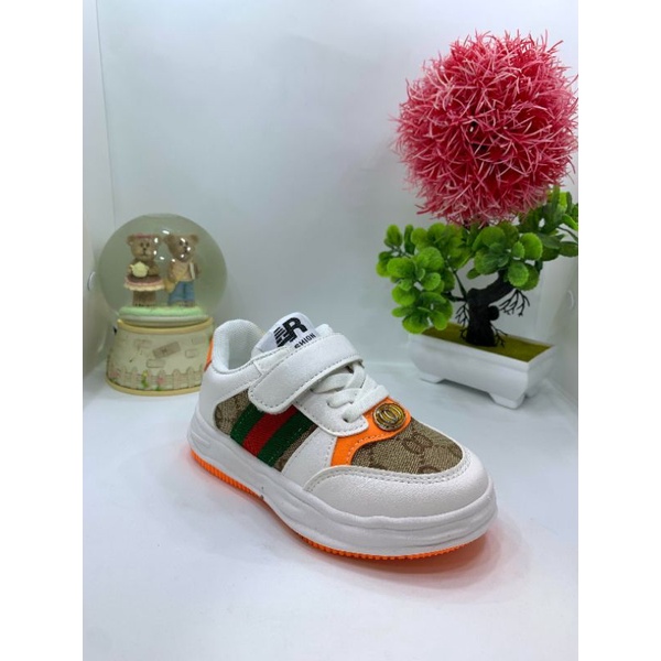 sepatu sport fashion anak gucci ar import