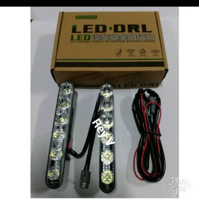 Lampu DRL 6 Led Model Fortuner