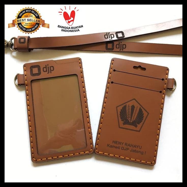 

SALE NAME TAG ID CARD HOLDER KULIT ASLI SINGLE CUSTOM TERMURAH SALE