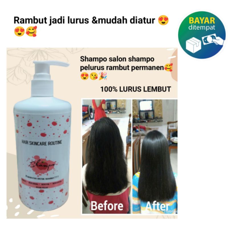 BARU SHAMPO PELURUS RAMBUT PERMANEN 500ML