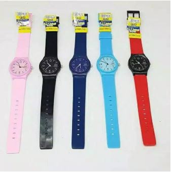 HOT SALE!! JAM TANGAN ANTI AIR Q&amp;Q JELLY DRINK STRAP RUBBER