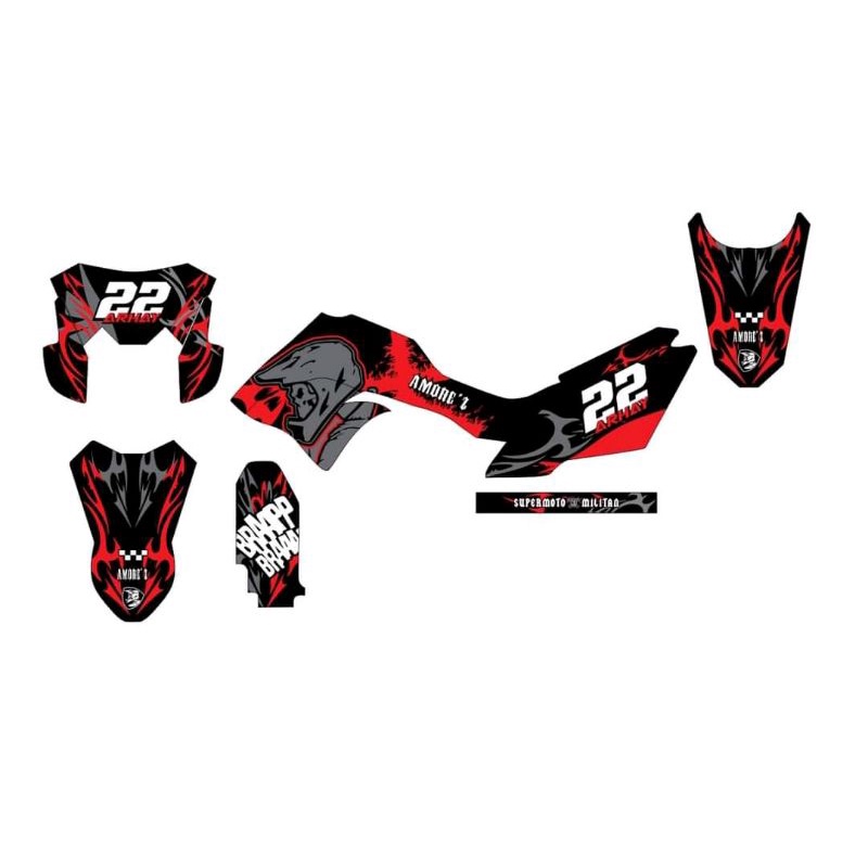 DECAL FULL BODY DTRACKER 150 SE