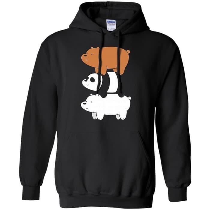 Hoodie Jumper Sweater Obral Murah WE BARE BEARS BEAR 3 tingkat