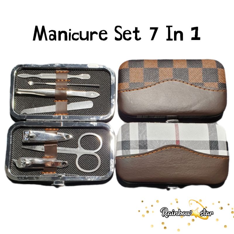 Manicure Set 7 In 1 Alat Perawatan Kuku