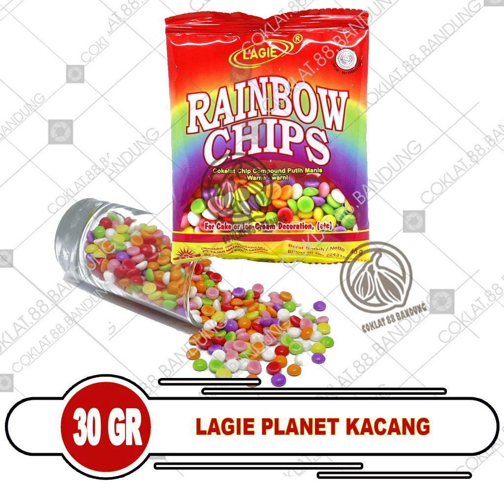 

LAGIE CHOCOCHIP RAINBOW 45GR, L'AGIE CHOCOCHIPS 45 GRAM WARNA, CHOCOCHIPS WARNA WARNI 45 GR COMPOUND COKELAT