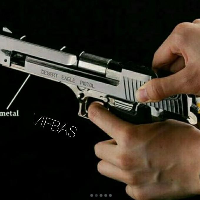 Pistol Korek Api Gas Desert Eagle Full Metal Satiregram