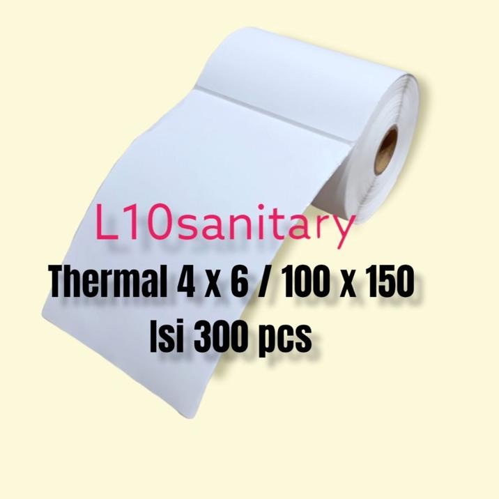 

Model baru - Kertas Thermal / Label Thermal Direct Bare Print Resi A6 100x150 / 4x6 isi 300 pcs ✔
