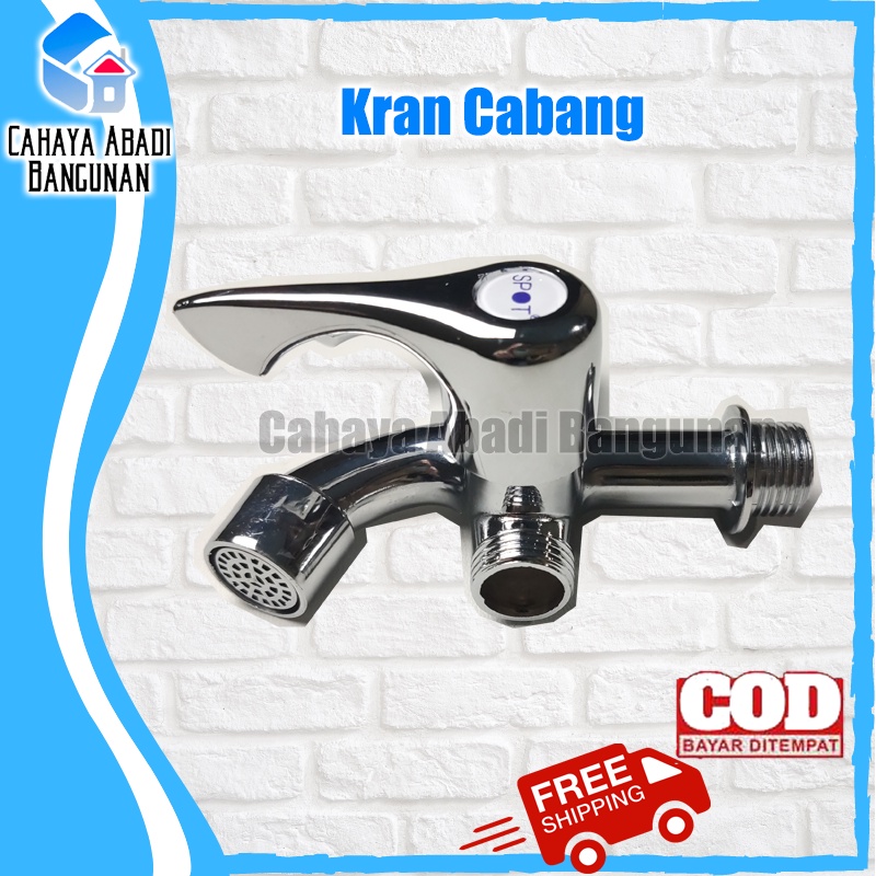 Keran Kran Double / Keran Kran Shower Kamar Mandi / Keran Kran Cabang