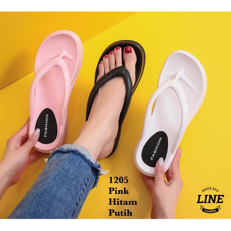 SANDAL CEWEK IMPOR FASHION KOREA 1205