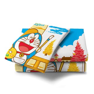 WW Sprei Ladyrose - Tinggi 20cm - motif DORAEMON AUTUMN - 120x200