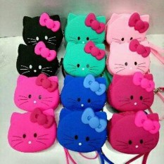 DOMPET KOIN SILICONE HELLO KITTY