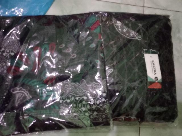 Baju Batik Couple Gamis Jumbo Murah Pasangan Modern Muslim  | Klyn - 041 Cg Mega Merak Coklat