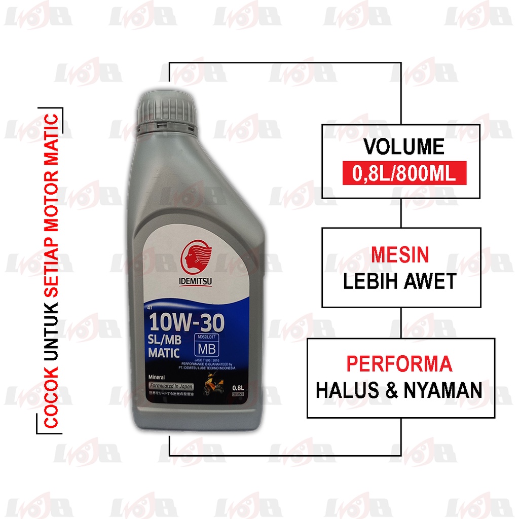 Idemitsu Matic 10w30 Oli Motor Matik Bebek 800ml