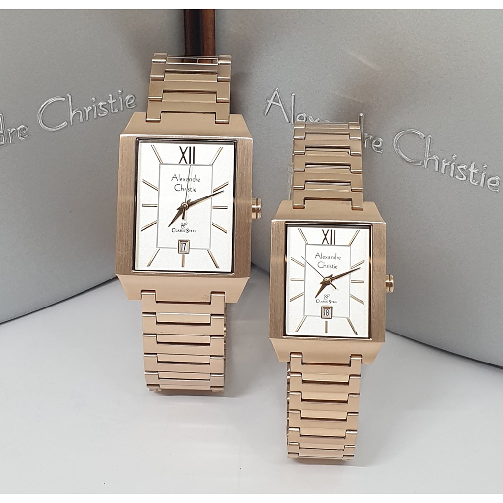 Alexandre Christie Ac 8643 Various Colours  Jam Tangan Couple (Bisa Beli Satuan) Original