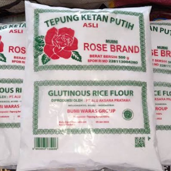 

TEPUNG KETAN ROSE BRAND 500 GRAM MEDAN