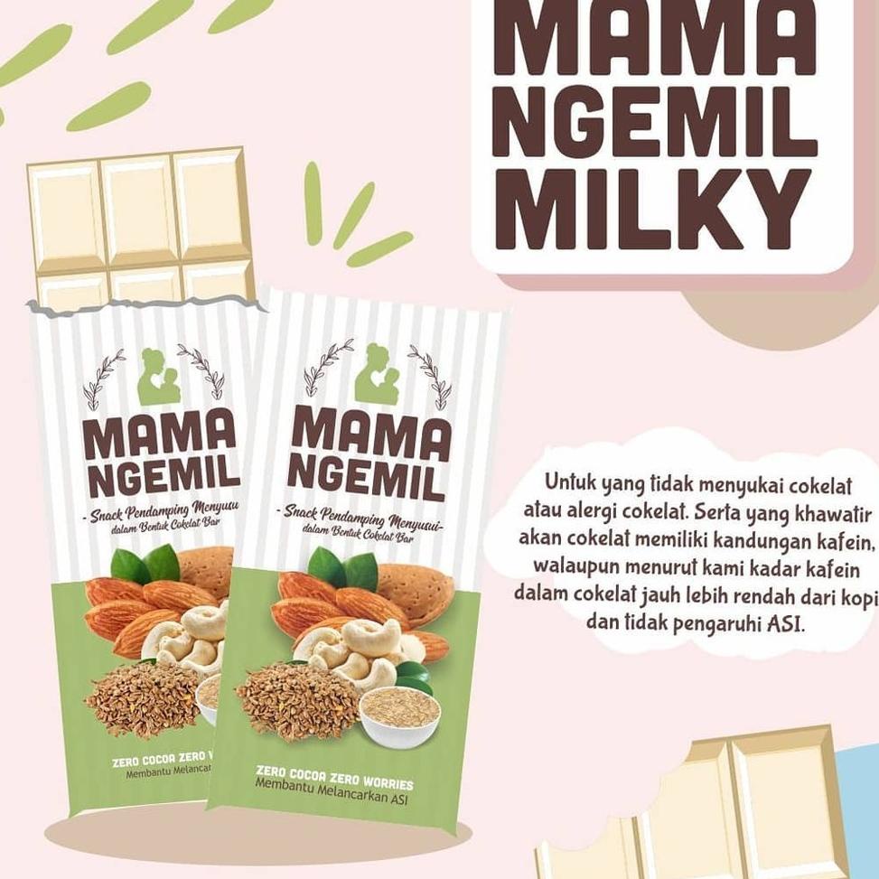 BARANG ORIGINALMama Ngemil Asi Booster Snack Coklat / Pelancar Asi Cokelat MamaNgemil