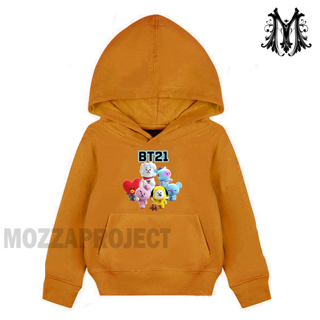 Hoodie Anak Laki Laki Dan Perempuan BT21 Sweater Anak Unisex