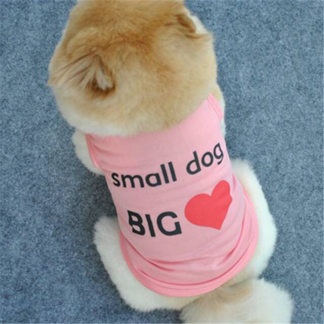 baju anjing kucing small dog big love