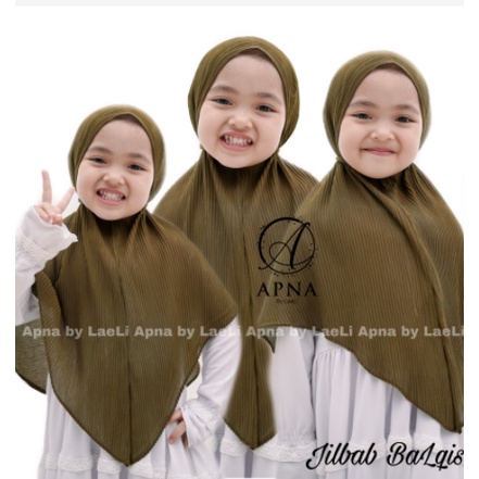 Jilbab Anak Bergo Plisket Murah Model Balqis (BISA COD) / Bergo anak plisket lucu bagus murah