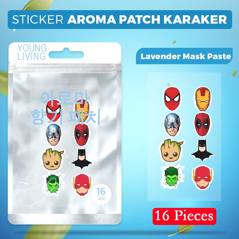 Masker KF94 Anak 4ply Korea Premium Mask Warna Murah-PATCH SUPERHERO HEAD