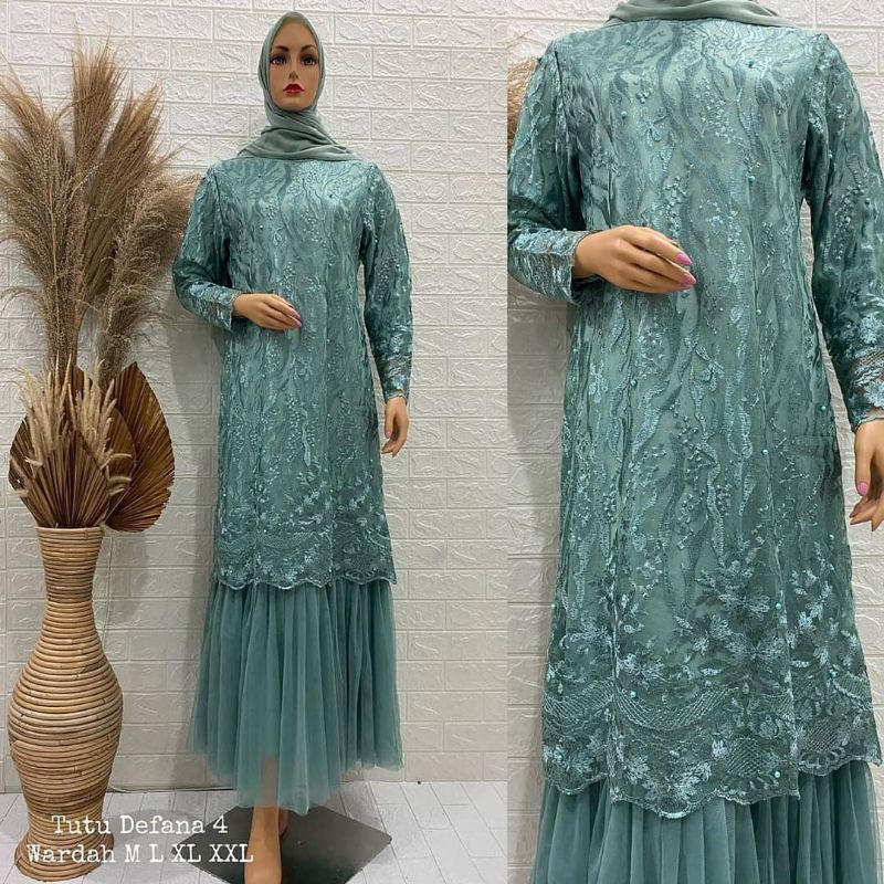GAMIS BRUKAT TILE TUTU DEFANA