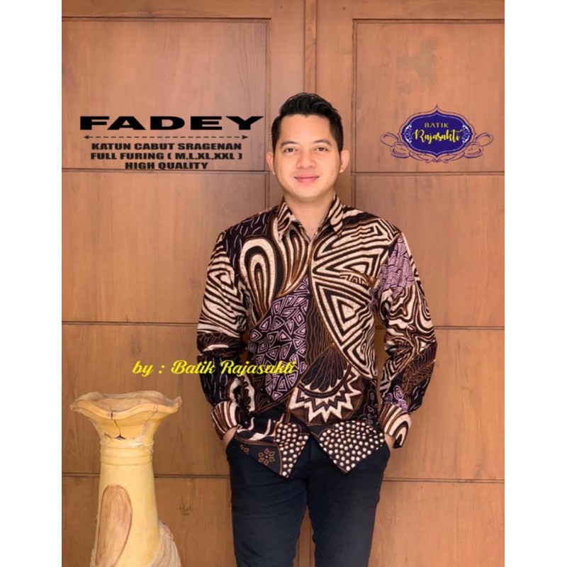 BATIK FADEY FULL FURING KATUN HALUS SRAGENAN SIZE M-XXL ASLI SOLO