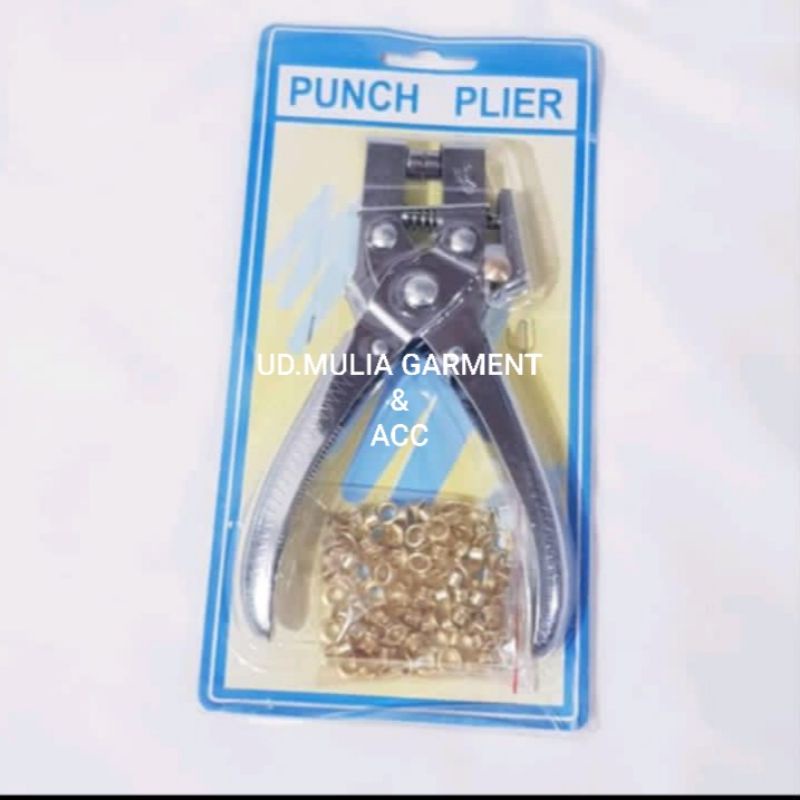 PUNCH PLIER TANG MATA AYAM STAINLESS + MATA AYAM HARGA PER PCS