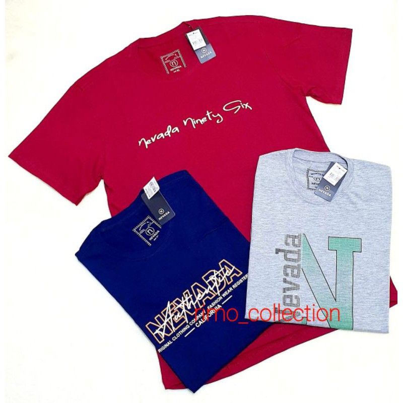 kaos nevada original/kaos pria dewasa/kaos distro Bandung original/kaos paket 3 pcs 100/kaos distro