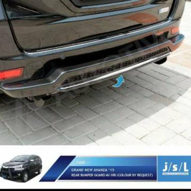 Pengaman belakang avanza bumper guard avanza