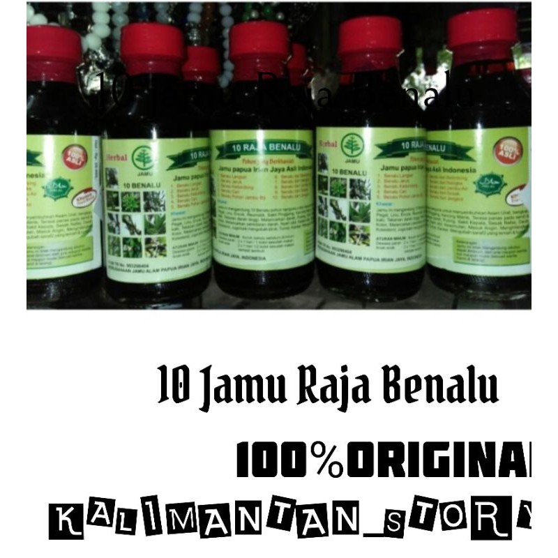 

10 raja benalu obat pegal linu kencing manis rheumatik atasi nyeri otot isi-+150ml