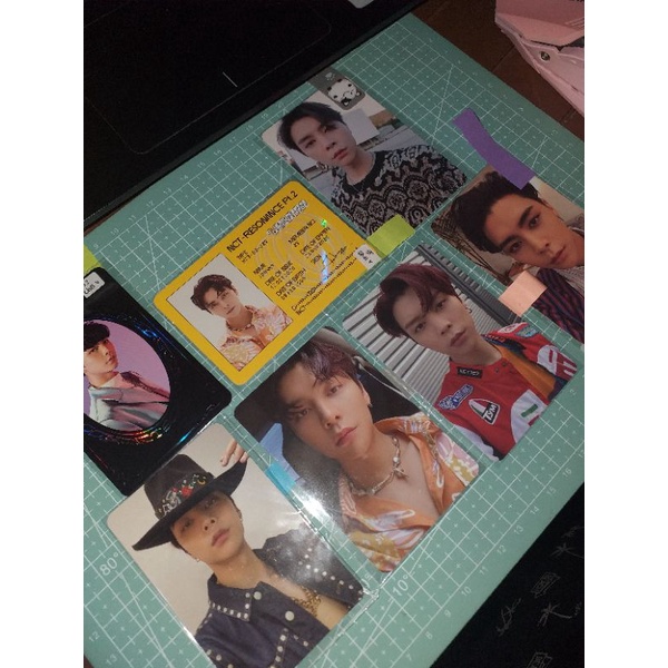 OFFICIAL PHOTOCARD NCT JOHNNY PANTAI BALAPAN DEPARTURE 1ST PLAYER 2ND PLAYER KIHNO IRREGULAR ID CARD