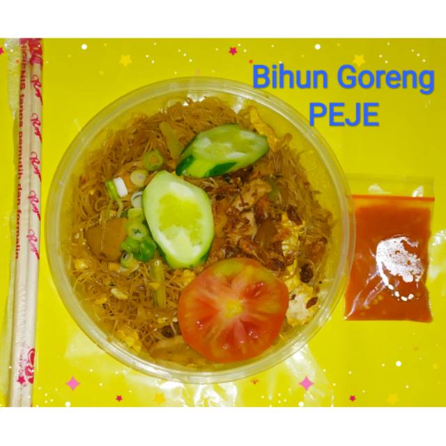

BIHUN GORENG PEJE