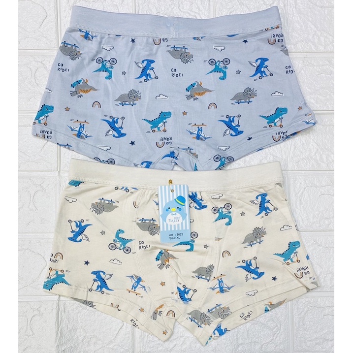 CD Boxer | Celana dalam boxer anak laki laki TALLY bahan katun lembut