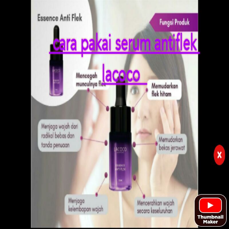 Lacoco serum anti flek hitam wajah original nasa jagonya serum.