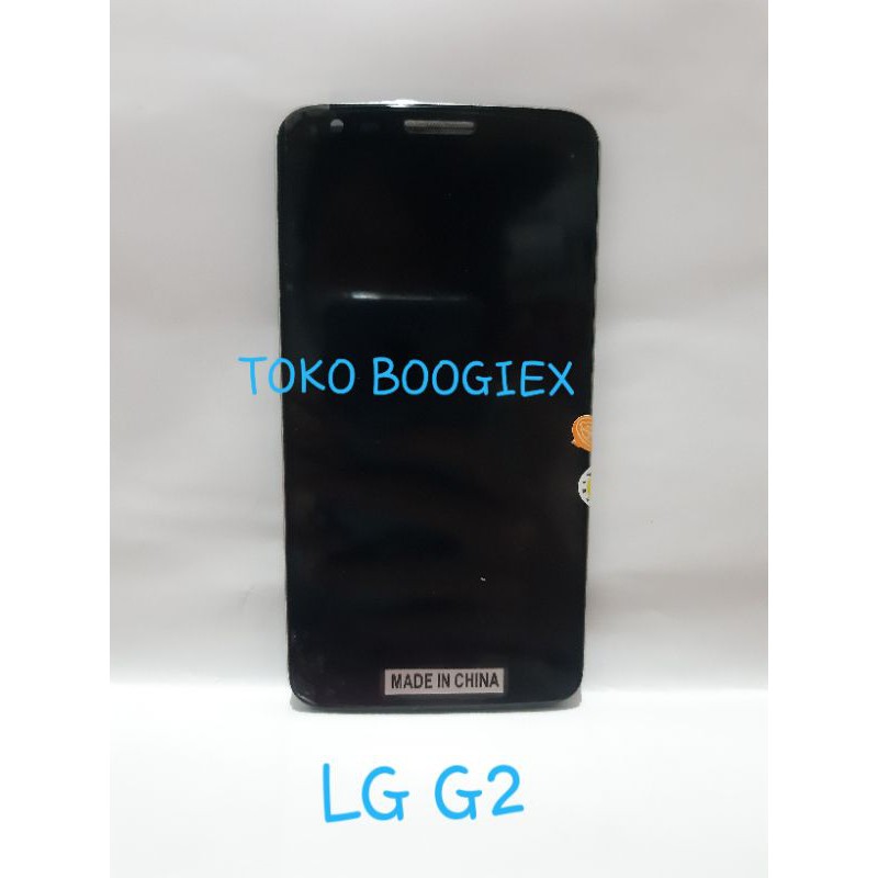 LCD FULLSET + TULANGAN LG G2 D802 BLACK