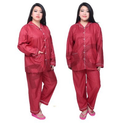 Baju Tidur / Piyama Jumbo Satin Embos XXL - PP