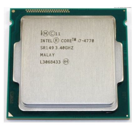 Processor Intel core i7-4770 TRAY FAN cooler cpu 3.4Ghz-3.9Ghz lga 1150 8mb cache tdp 84w HD graphic 4600