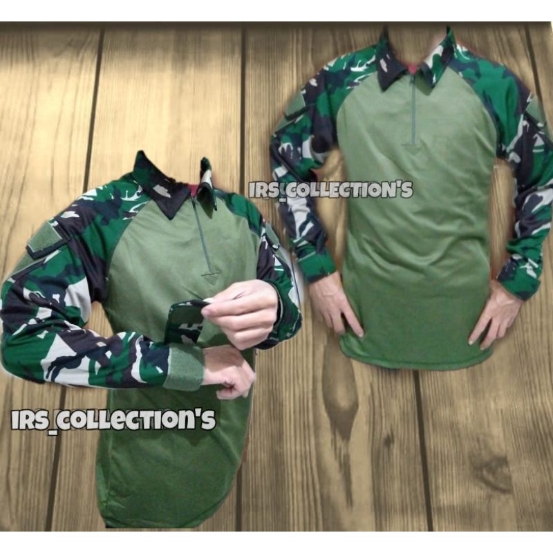 KAOS TACTICAL BDU FULL DRYFIT / KAOS BDU LENGAN PEREKAT / KAOS BDU ARMY