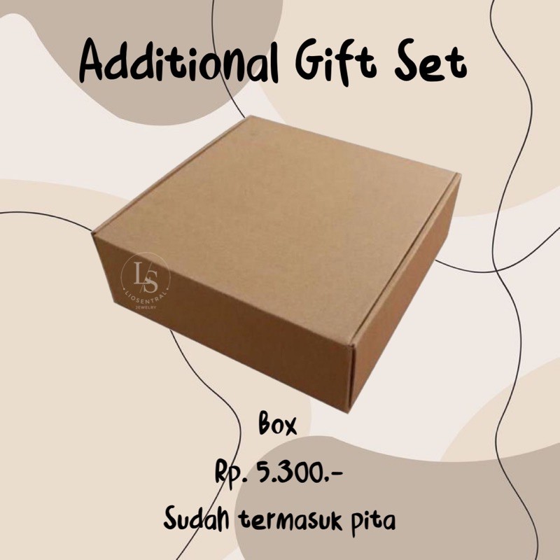 

Liosentral - Box / Dus / kotak Tambahan (sudah include pita)
