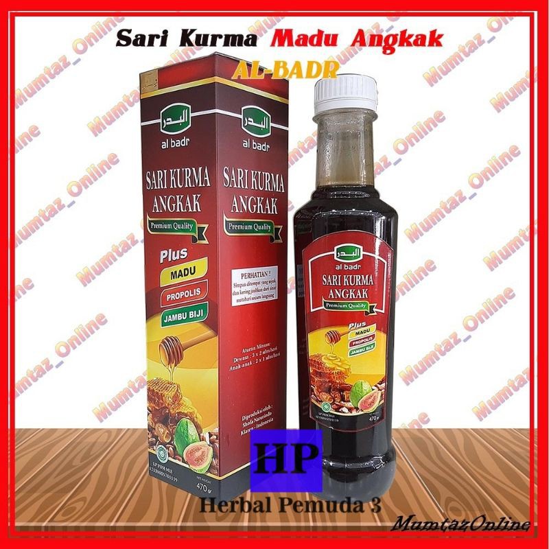 

SARI KURMA MADU ANGKAK AL-BADR 470gr Plus Propolis