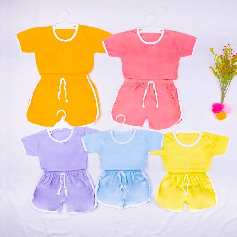 Setelan Baju Anak Polos / Setelan Baju Chupa Chups