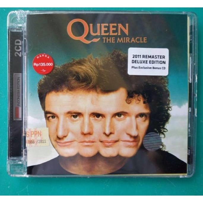 CD Audio Original Queen album The Miracle Deluxe Edition Remaster 2011 Termurah