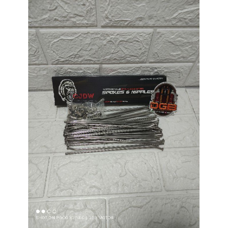 ruji stainless cjdw 185 (dtracker depan ring 17)