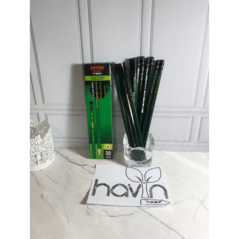 pensil Joyko 2B P-88ER/pensil Joyko ada hapusan/pencil Joyko-2