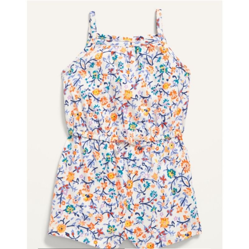 (Nb-12m) ROMPER OLD NAVY ANAK BAYI PEREMPUAN ORIGINAL BRANDED-Bunga bunga