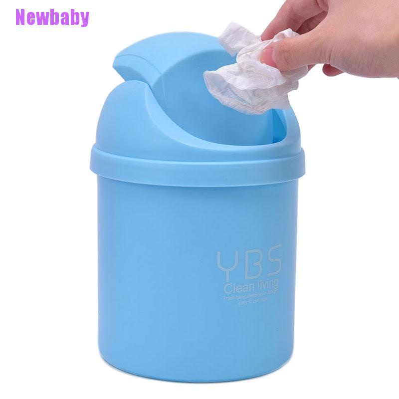 Tempat Sampah Mini Bahan Plastik Ukuran 20x13cm Untuk Rumah / Kantor