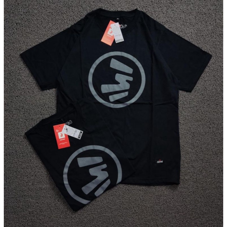 Kaos Distro 3 Second Original Pria - Hitam Size XL