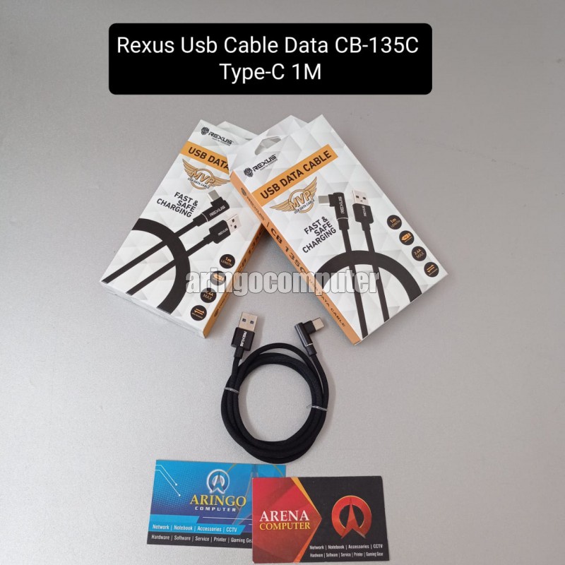 Cable Rexus Usb Cable Data CB-135C Type-C 1M